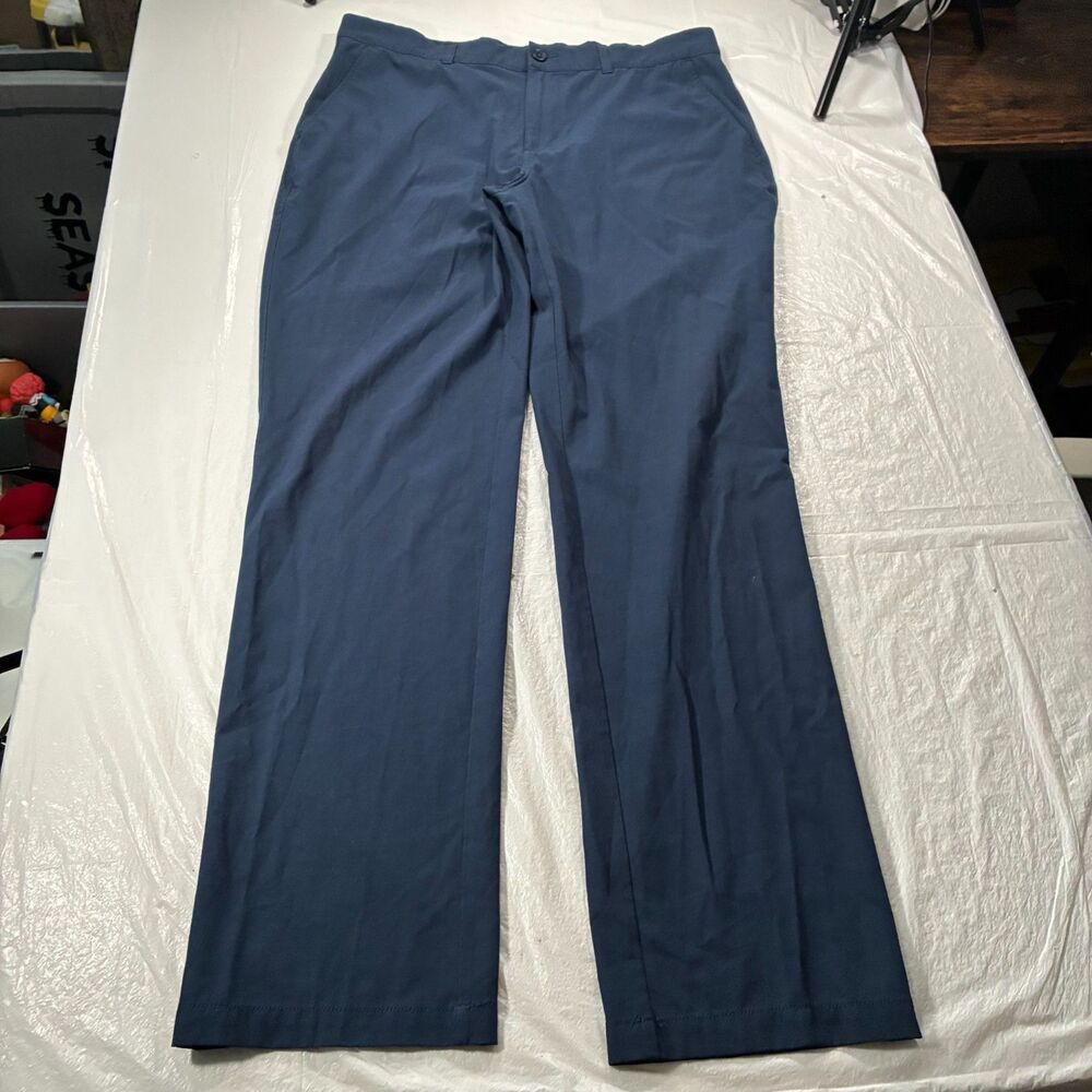 1764 Signature Performance Stretch Golf Pants Navy Blue Men's Size 36x34